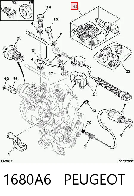 1680A6 Peugeot/Citroen