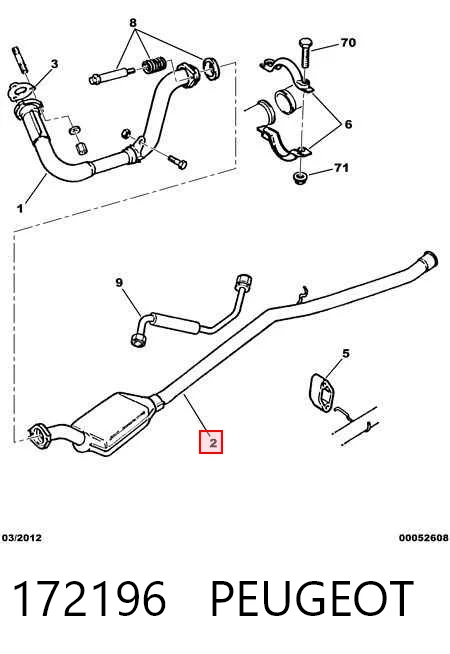 Конвертор-катализатор на Peugeot 205 II 20A, C