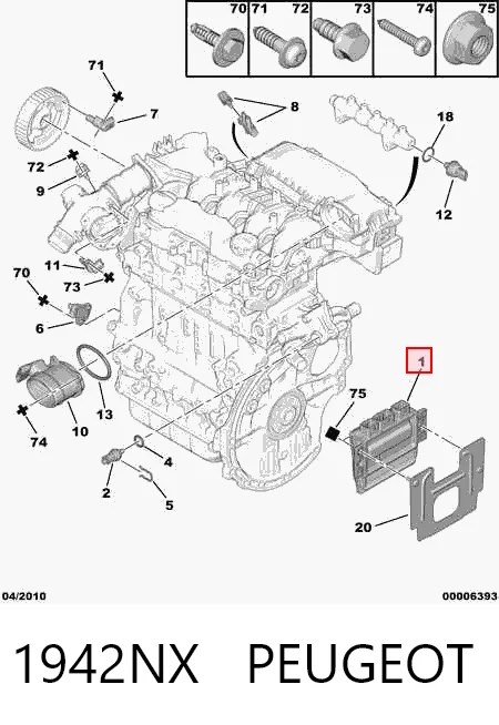 Мозги двигателя на Citroen C4 I LC
