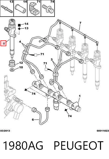Форсунки Bosch 986435014