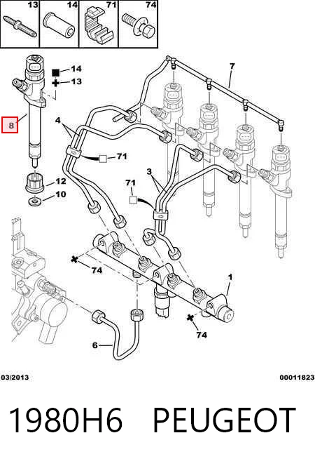 Форсунка инжектора Bosch 986435014 цена, от 84.88 USD