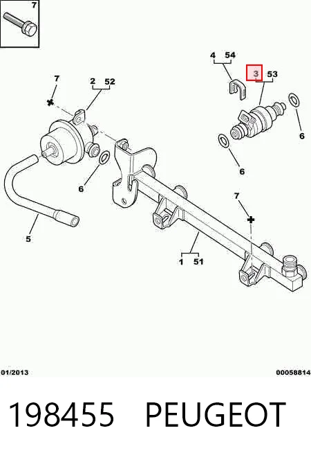 Топливные форсунки 3F130016 AND