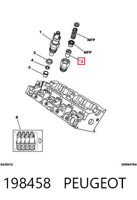 434250156 Bosch Распылитель форсунки