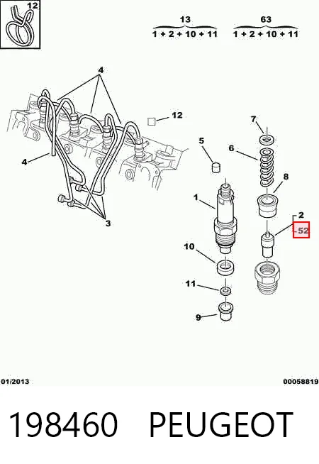 39305171 Monark Распылитель форсунки