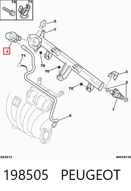  Регулятор давления топлива Volkswagen Passat 