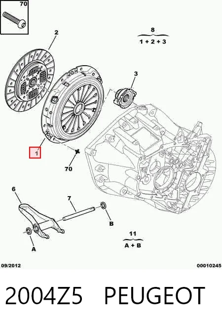 Купить 9637571280 Fiat/Alfa/Lancia Комплект сцепления (диск, корзина, подшипник)