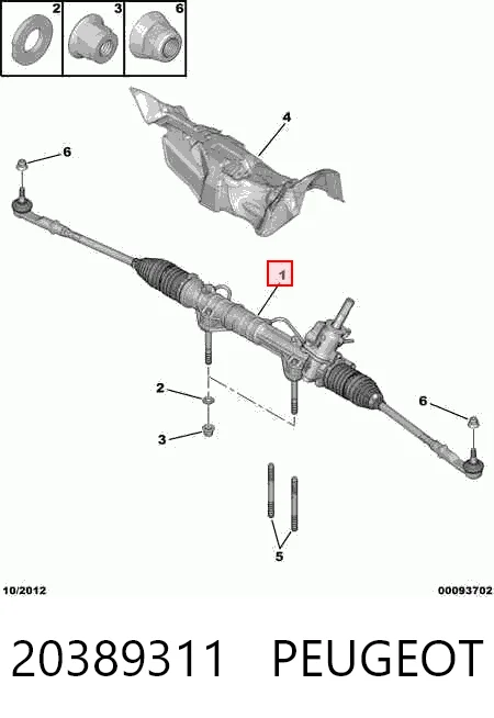 Купить Рулевая рейка Ситроен С4 PICASSO I UD