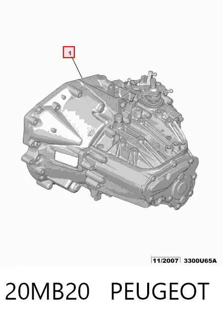 КПП в сборе (механическая коробка передач) Peugeot 607 9D, 9U