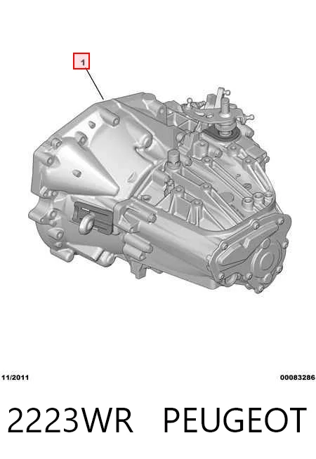 Коробка переключения передач Peugeot 807 минивэн (E) (2002 - 2010) цена, от 368.06 USD
