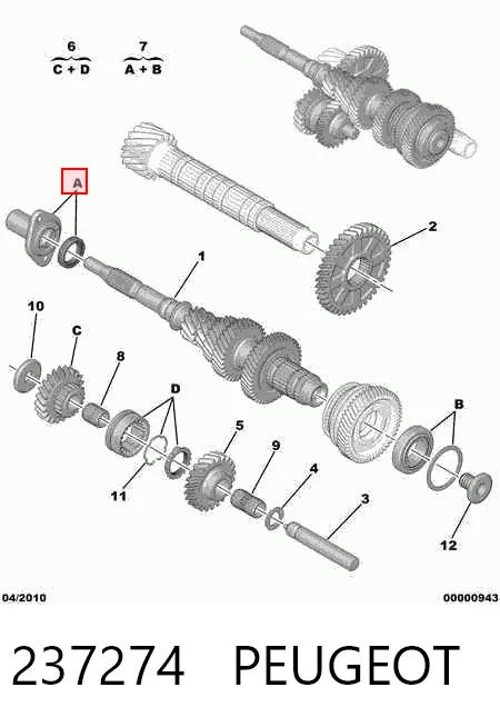 Подшипник первичного вала КПП Timken NP245830 цена, от 22.76 USD