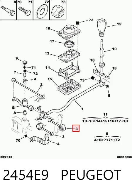 Купить 2454E9 Rotweiss Тяга кулисы АКПП/КПП