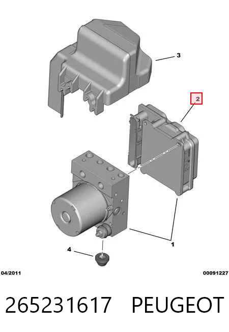 Блок АБС 71736988 Fiat/Alfa/Lancia