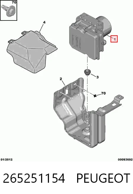 Купить 265235010 Bosch Блок управления ABS