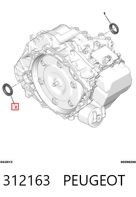 77363290 Fiat/Alfa/Lancia Сальник полуоси переднего моста, правой