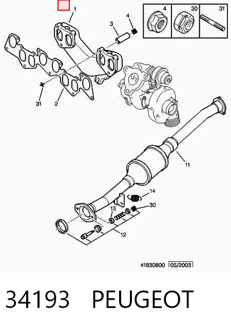 Газопроводы (коллектор выпускной) Citroen Jumpy I автобус (U6U) (1994 - 2006) цена, от 9.89 USD