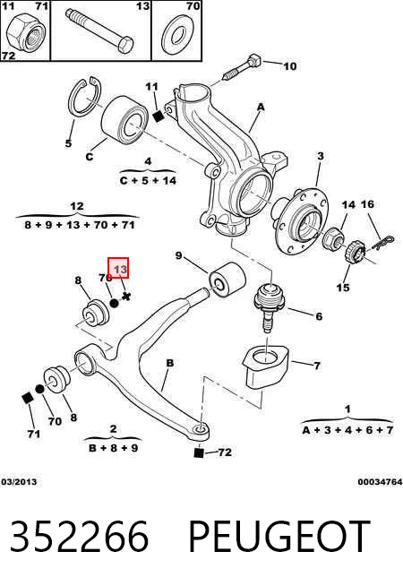 352266 Peugeot/Citroen