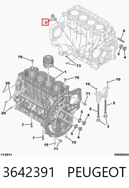 3642391 Peugeot/Citroen