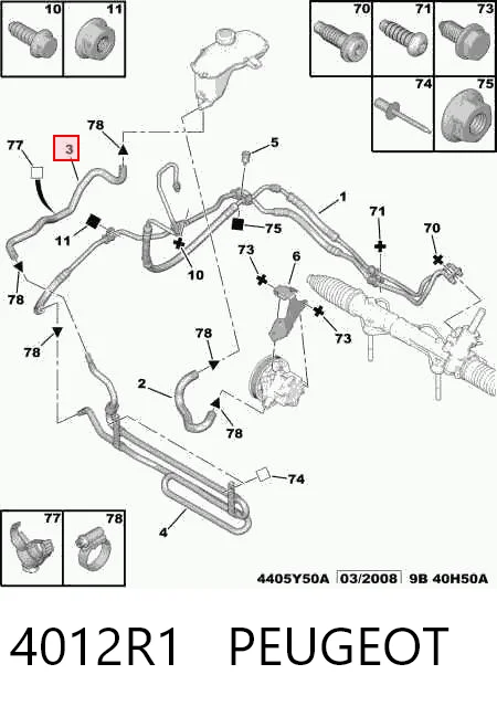 4012R1 Peugeot/Citroen
