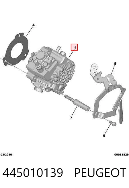 445010139 Peugeot/Citroen Насос топливный высокого давления (ТНВД)