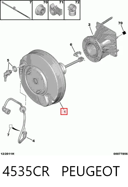 Вакуумник Peugeot 407 SW универсал (6E) (2004 - 2011) цена, от 32.02 USD