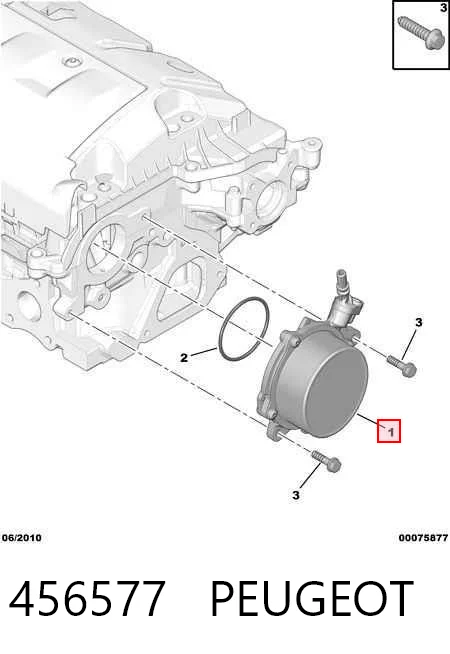 456577 Peugeot/Citroen Механический вакуумный насос