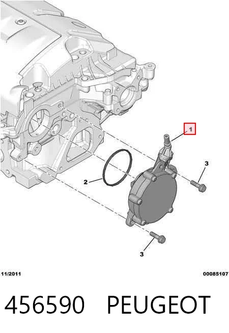 456590 Peugeot/Citroen Механический вакуумный насос