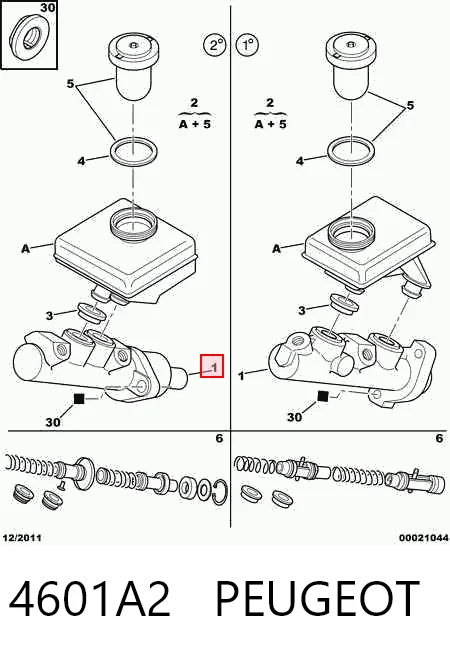 Купить Главный тормозной цилиндр Рено 11 5 dr BC37
