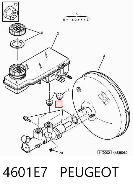 9946798 Fiat/Alfa/Lancia Цилиндр тормозной, главный