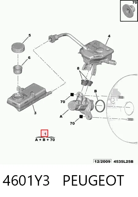 PMK979 TRW Цилиндр тормозной, главный