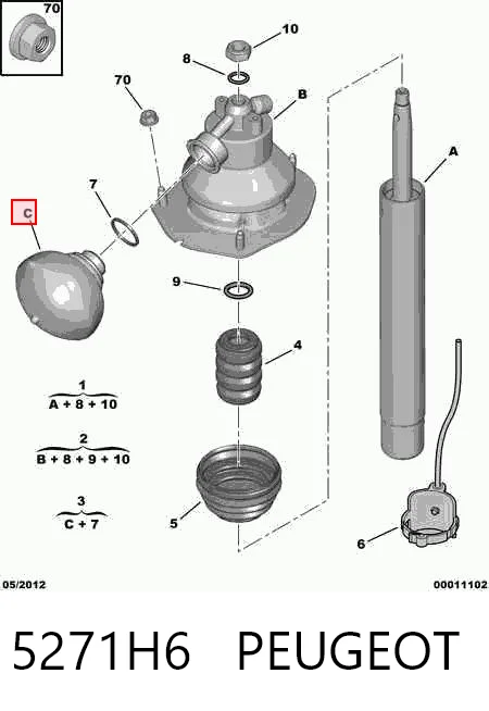 Гидроаккумулятор системы амортизации GKN-Spidan 63603