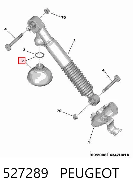 Гидроаккумулятор системы амортизации задний 63648 GKN-Spidan
