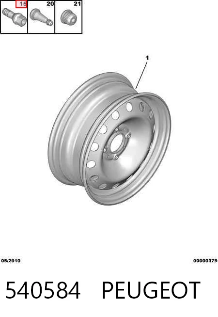 Болт Fiat/Alfa/Lancia 540566 цена, от 1.63 USD