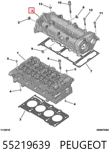 1721387 Ford Постель распределительного вала