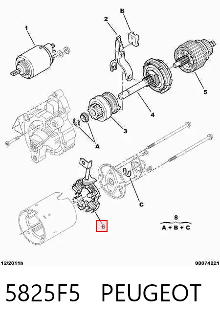 Щеткодержатель стартера AS/Auto Storm SBH0079 цена, от 10.57 USD