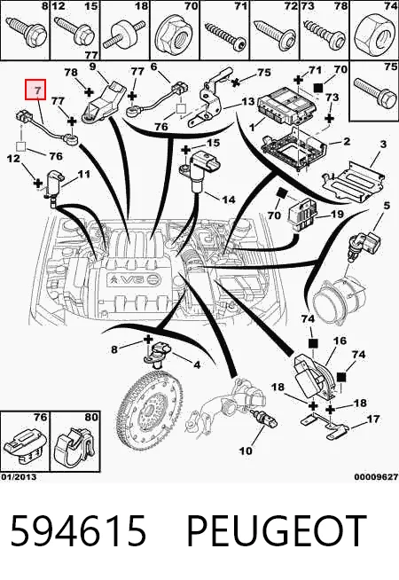 Купить 60808063 Ferrari Датчик детонации