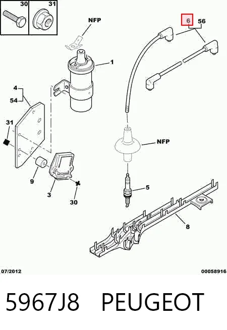 Высоковольтные провода 8150 Sentech