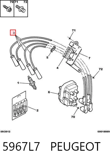 Провода зажигания Citroen Berlingo фургон (M) (1996 - 2008) цена, от 18.34 USD