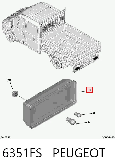 Фонарь задний правый Fiat Ducato II бортовая платформа (230) (1994 - 2002) цена, от 24.99 USD