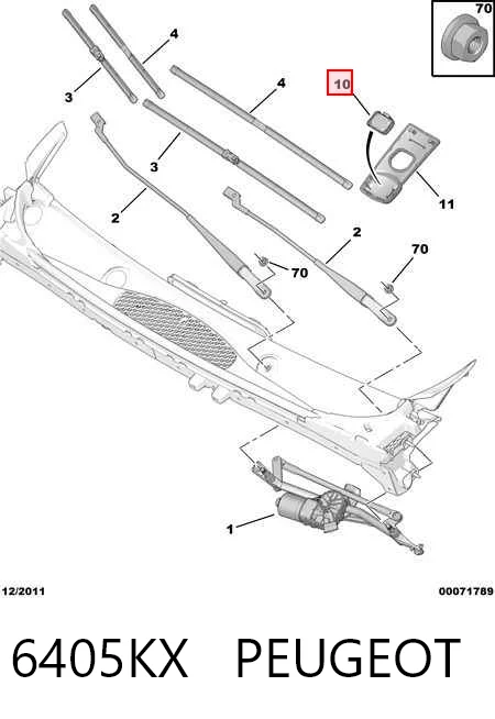 Датчик дождя Citroen Berlingo фургон (B9) (2008 - 2018) цена, от 13.84 USD
