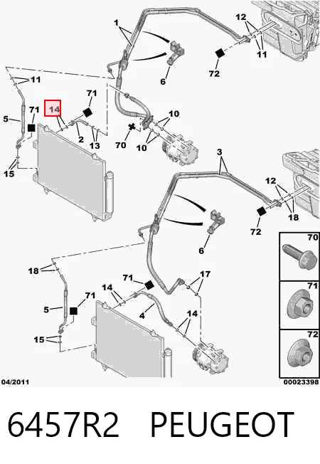 Кольца для трубок кондиционера Chrysler MB276214 цена, от 1.13 USD