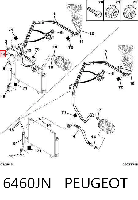 Купить MB276214 Chrysler Уплотнительное кольцо трубки кондиционера