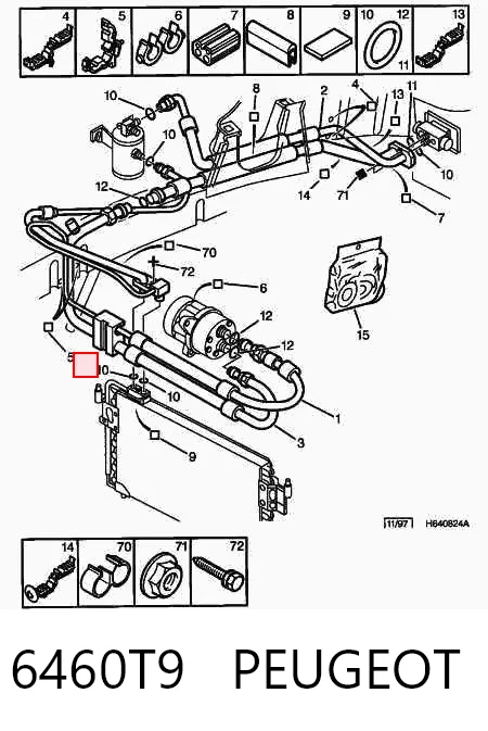 Кольцо уплотнительное трубки кондиционера Renault (RVI) 7701205573