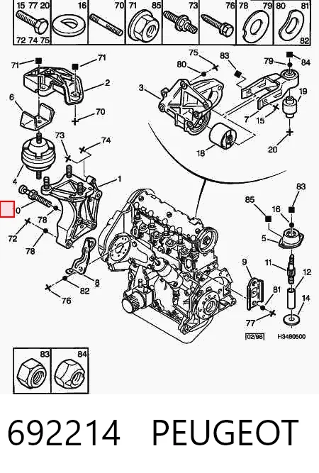 Купить 000933008150 Mercedes Болт ГБЦ