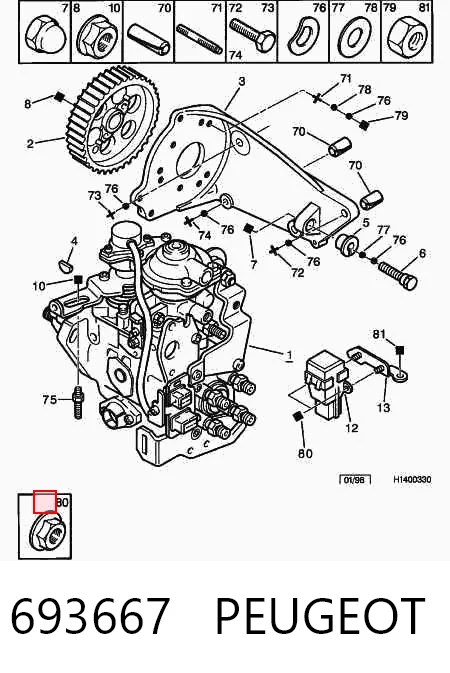 693667 Peugeot/Citroen