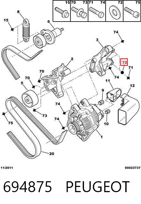 694875 Peugeot/Citroen