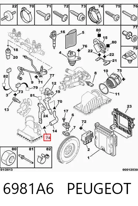 6981A6 Peugeot/Citroen