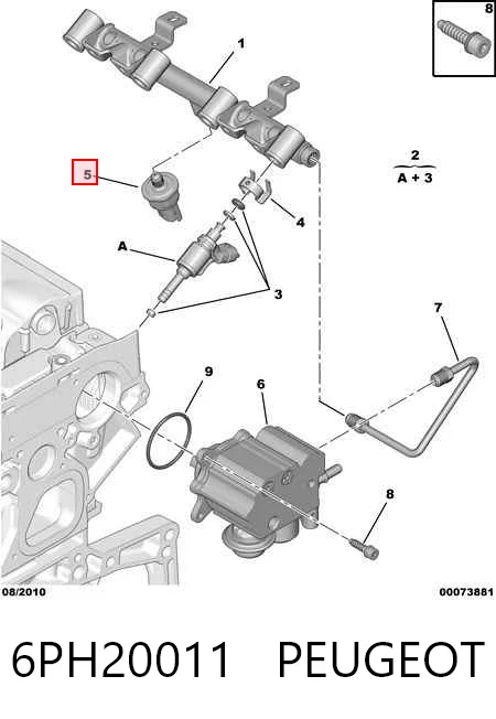 6PH20011 Peugeot/Citroen Манометры