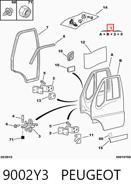 Купить Дверь передняя левая Пежо Боксер I 230L