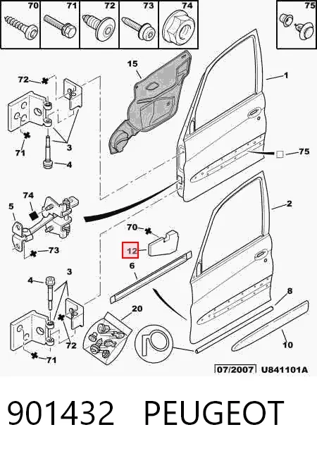 901432 Peugeot/Citroen 
