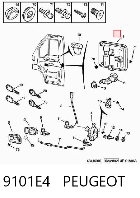 MMS0034 Magneti Marelli Ручка передней двери, наружная